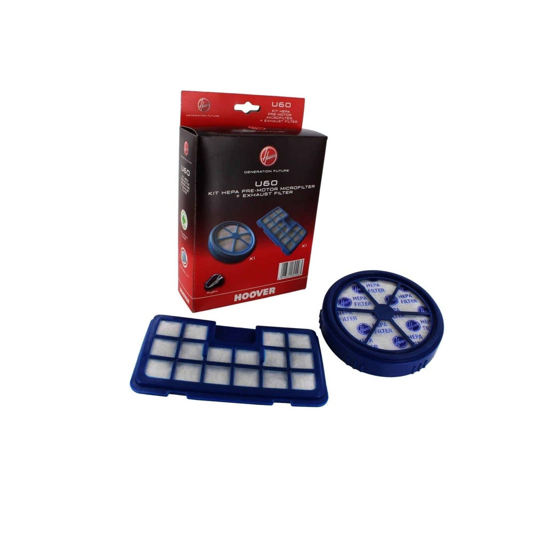 Hoover 35600936 Vacuum Cleaner U60 Filter Kit