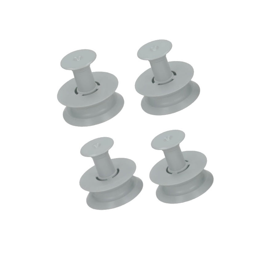 KitchenAid 481252888113 Dishwasher Upper Wheel Basket - Set of 4