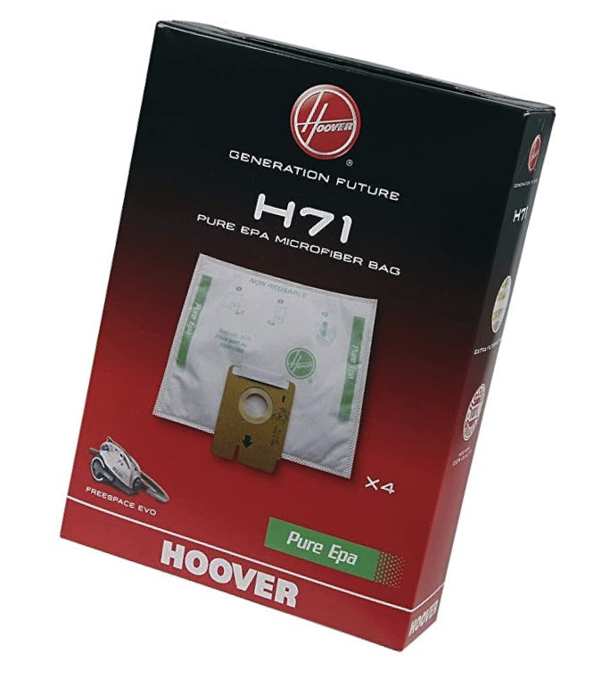 Hoover 35601069 Vacuum Bags (H71) - Pack Of 4