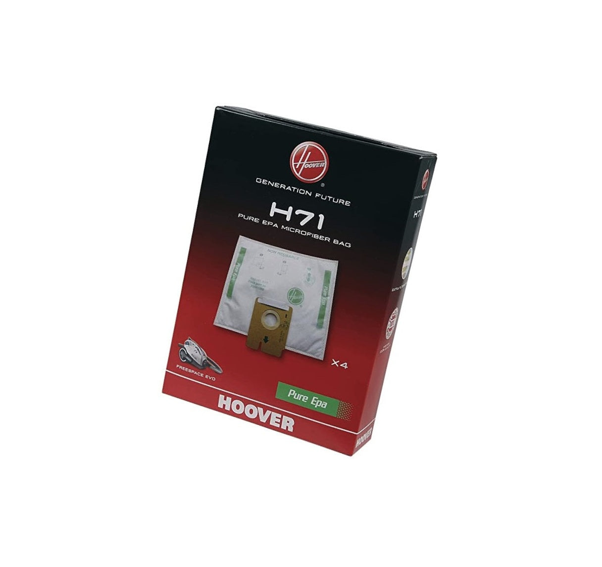 Hoover 35601069 Vacuum Bags (H71) - Pack Of 4