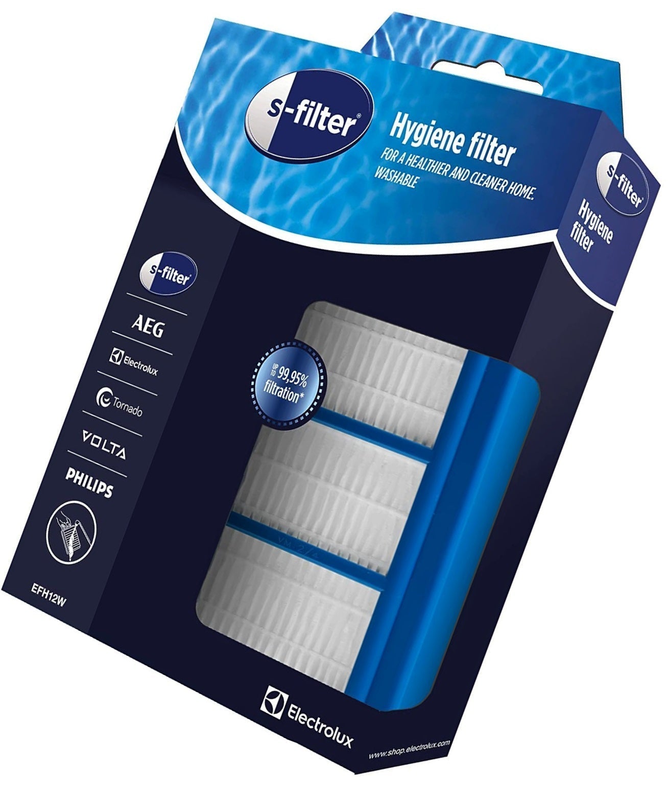 Electrolux 9001677682 Vacuum Cleaner Washable Hepa Filter (Efs1W)