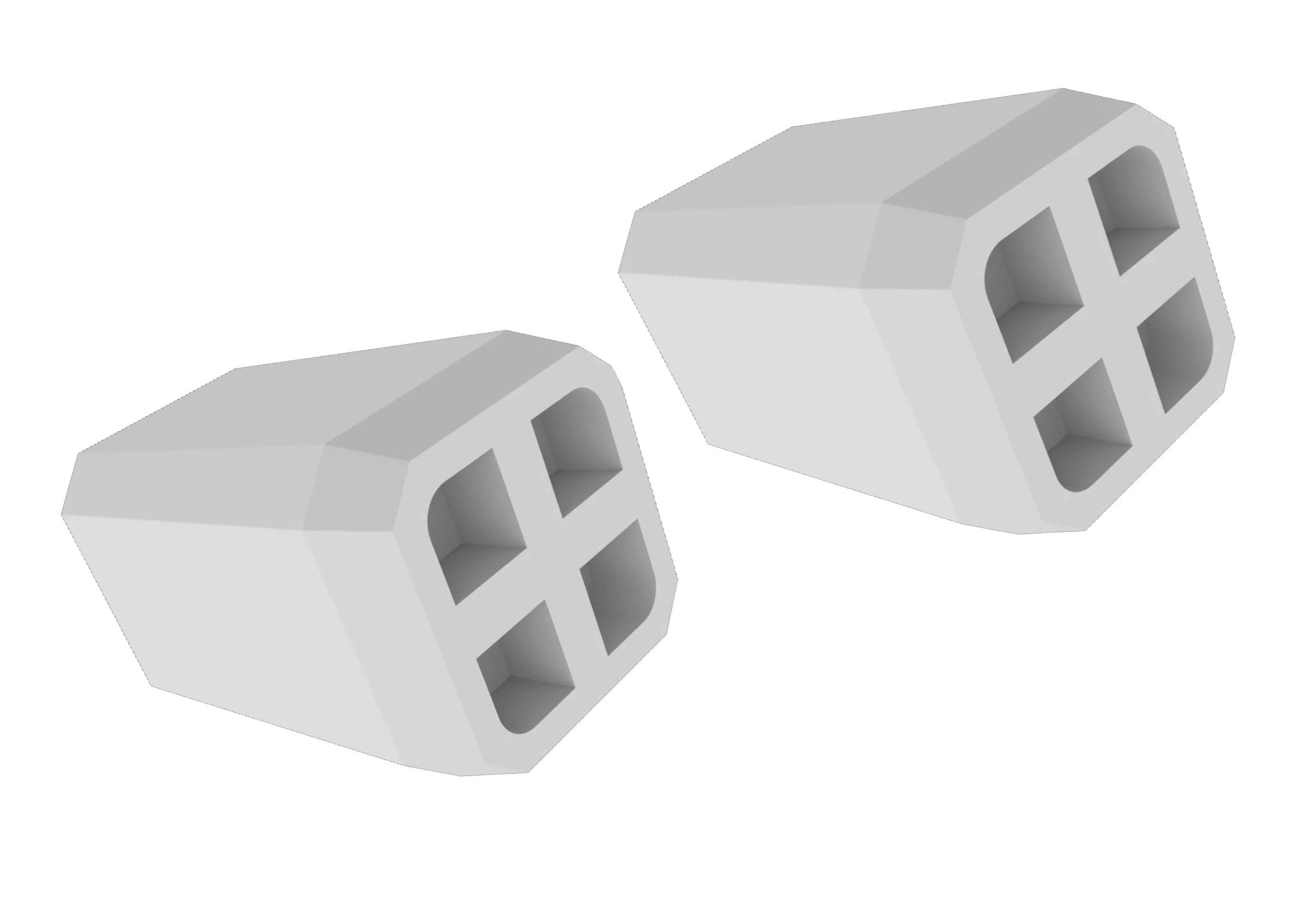 Siemens 00626460 Washing Machine Door Hinge Bushing - Pack of 2