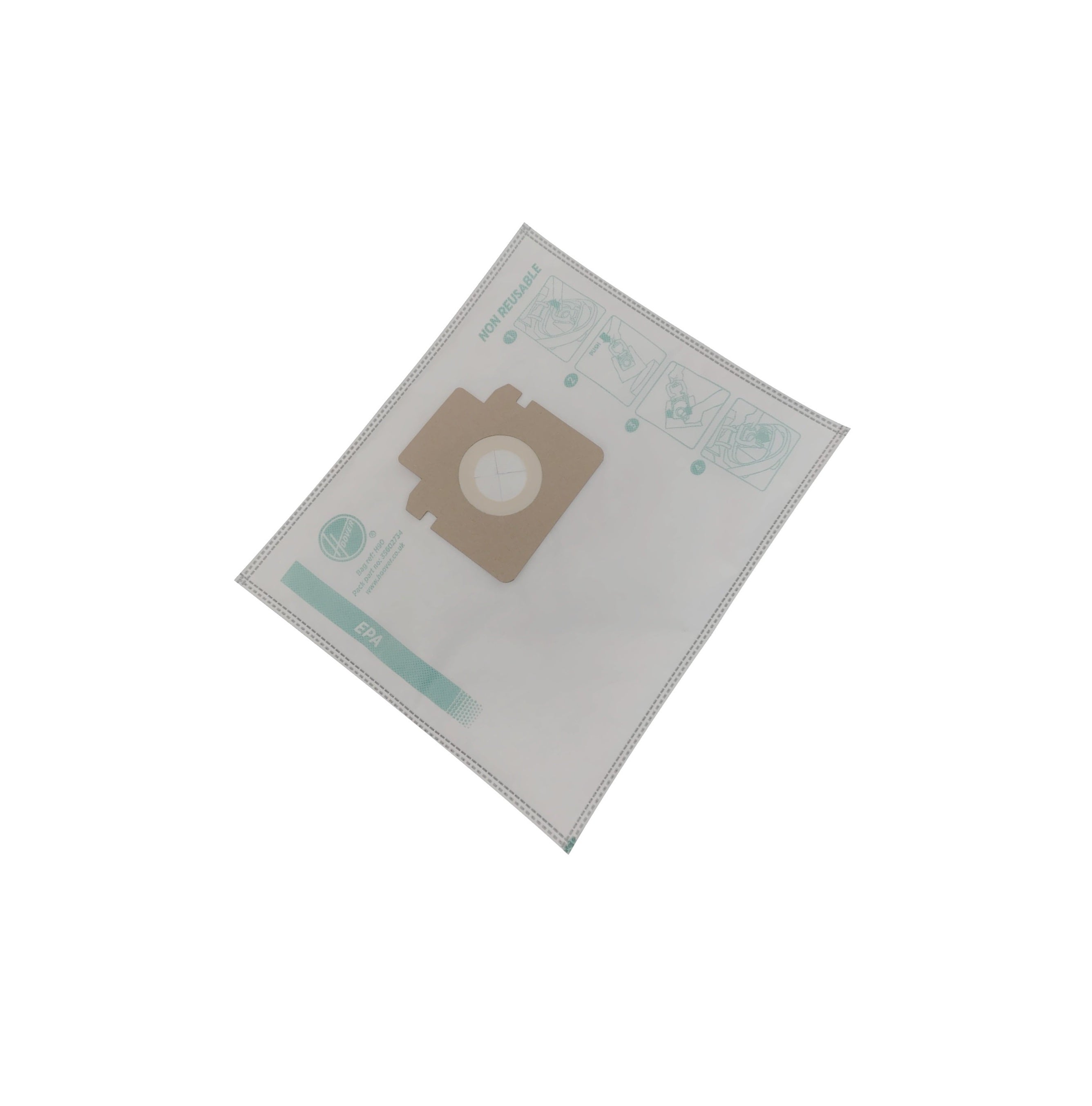 Hoover 35602734 Vacuum Cleaner H-Power 300 H90 EPA Dust Bag - Pack of 4