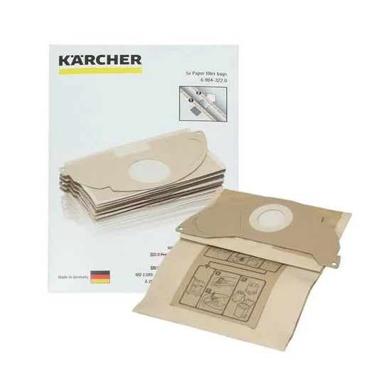 Karcher 69043220 2 Layered Dust Bag (Pack Of 5)