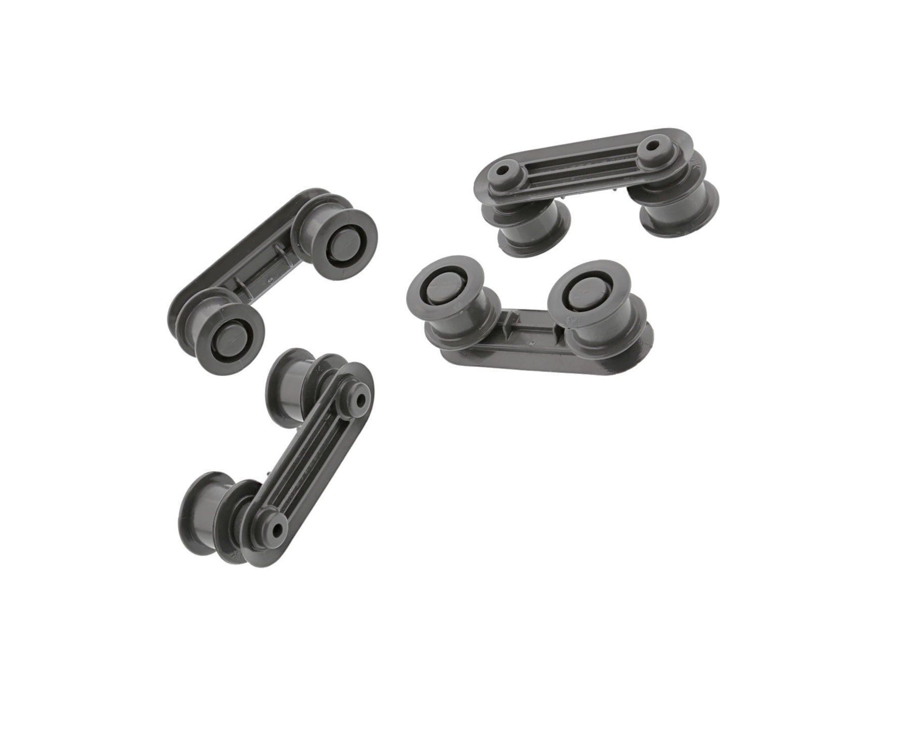 Zanussi 4055260790 Dishwasher Lower Basket Wheel Support - Pack of 4