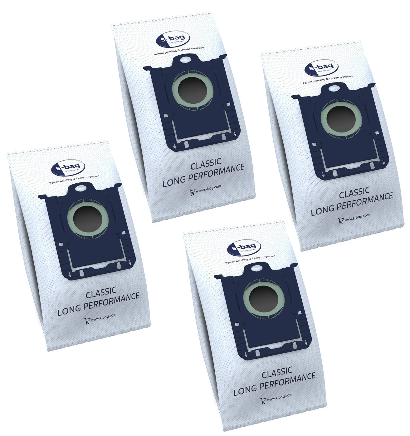 Electrolux E201B S-Bag Vacuum Cleaner Bags (4 Pack)