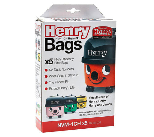 Henry NVM-1CH/907076 HepaFlo Vacuum Bags (5 Pack)