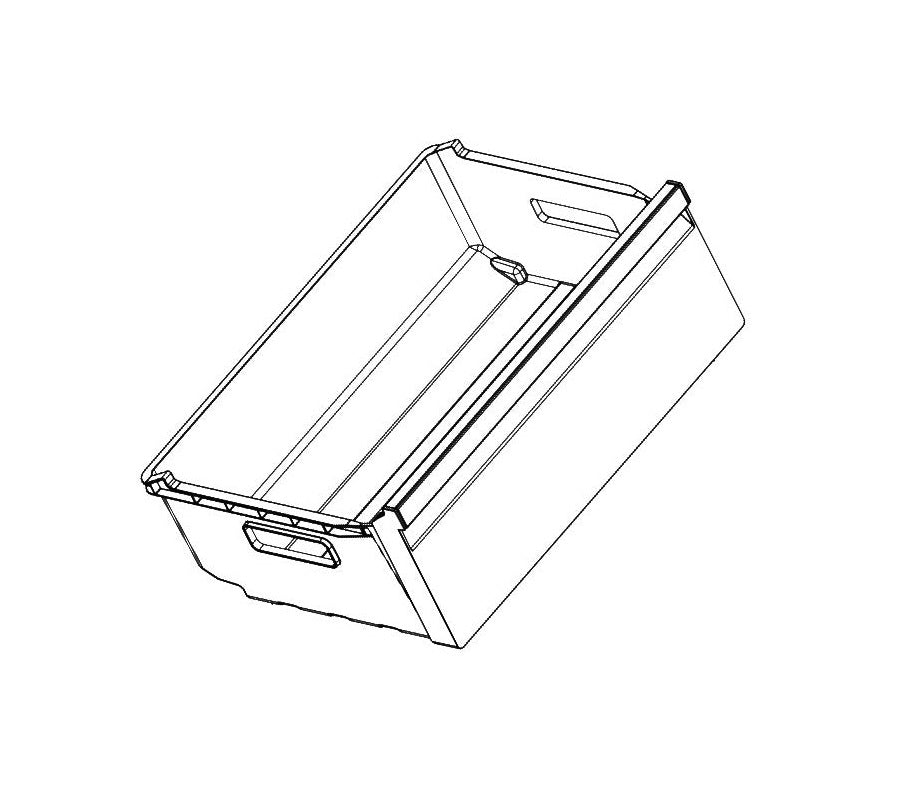 AEG 140208339329 Fridge Freezer Drawer 