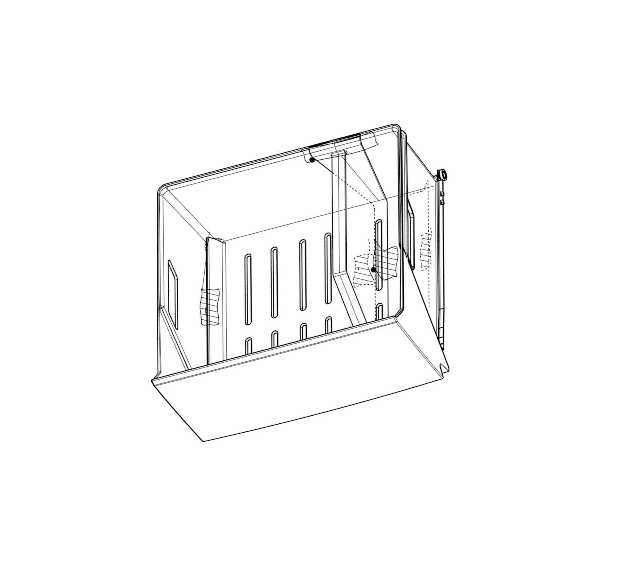 AEG 2251517146 Freezer Drawer Assembly 