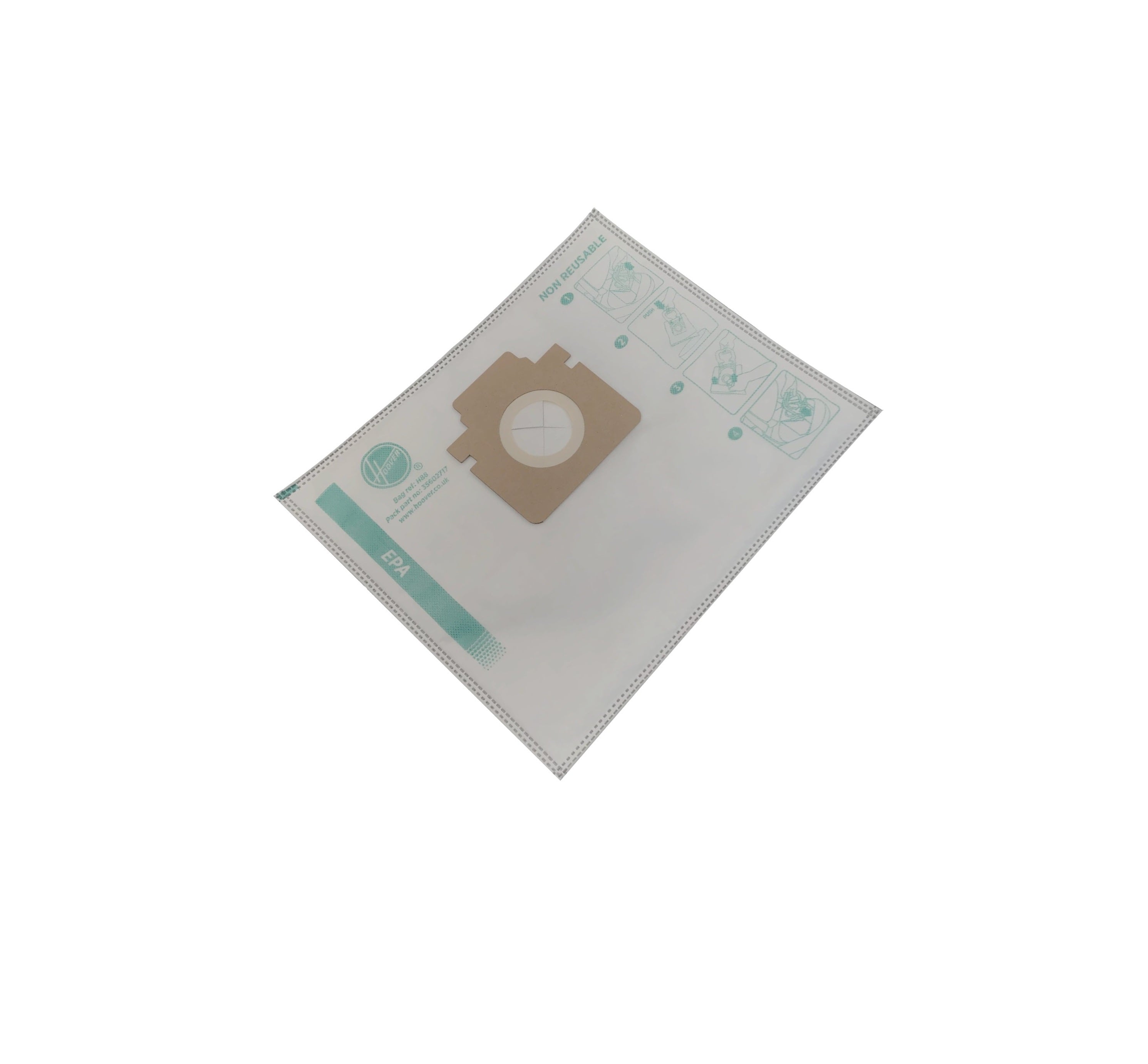 Hoover 35602717 Vacuum Cleaner H-Power 500 H88 EPA Dust Bag - Pack of 4 