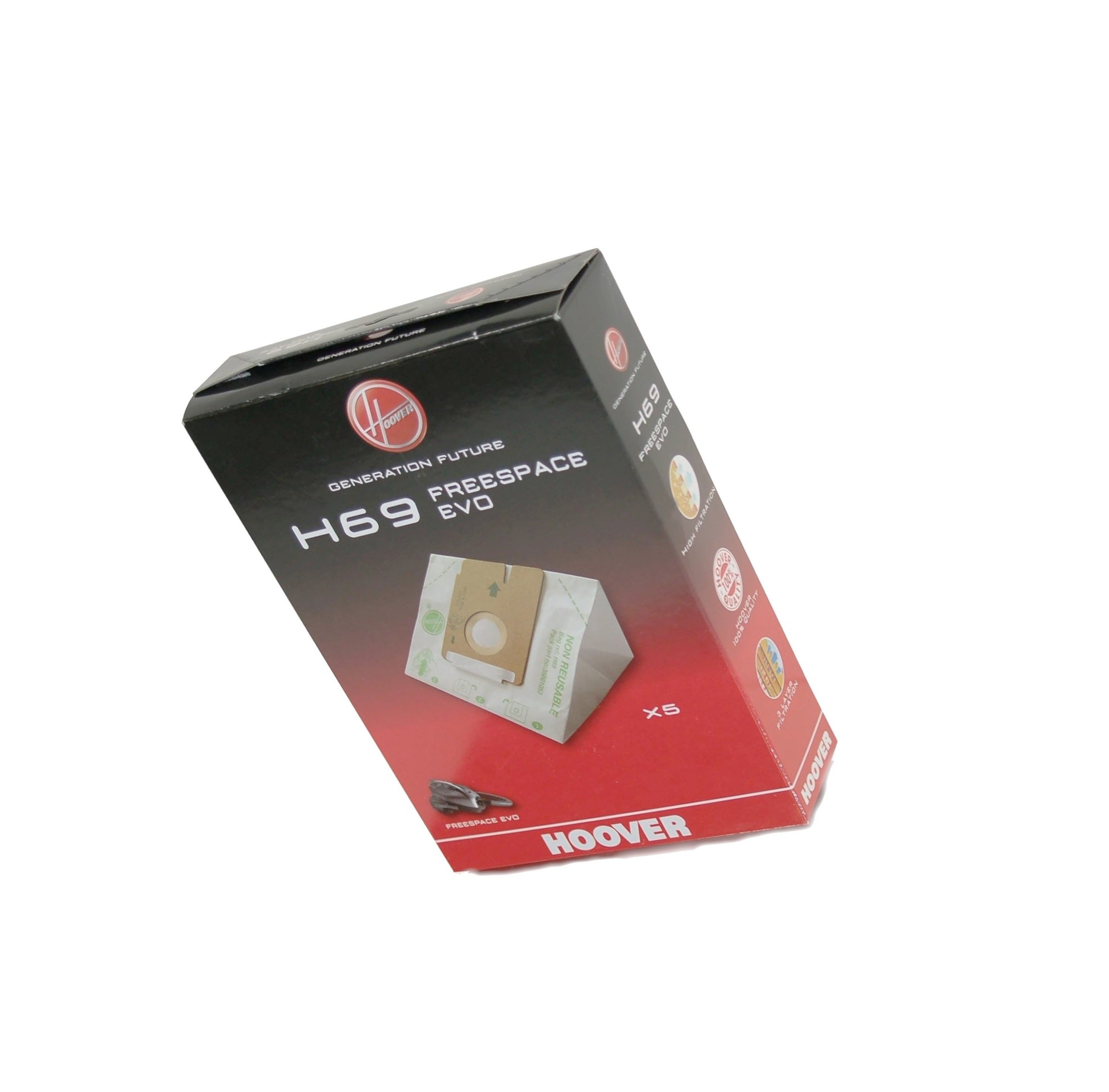 Hoover 35601053 Vacuum Cleaner Bags - Pack of 5 