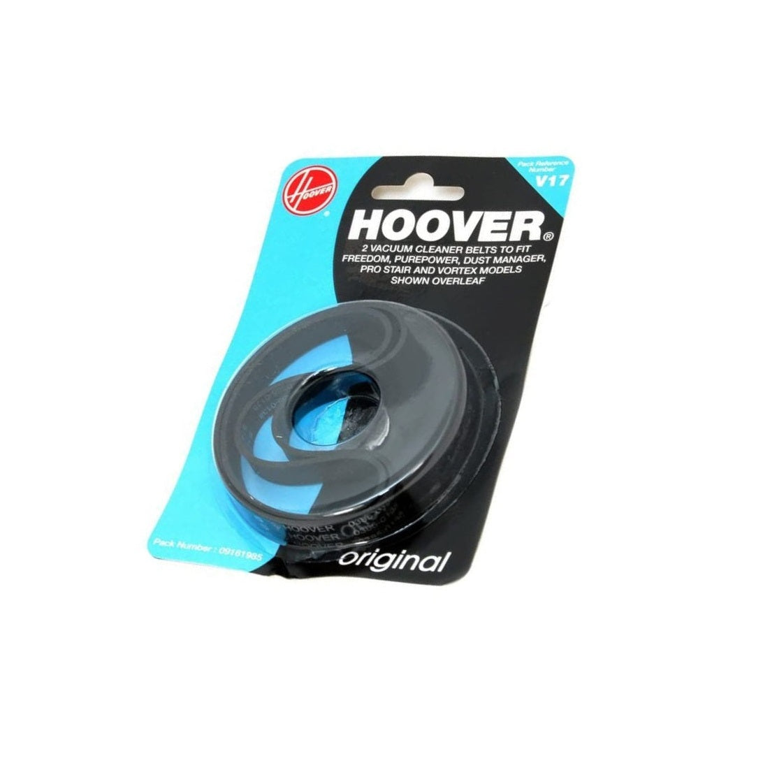 Hoover 09161985 Vacuum Cleaner V17 Agitator Belt - Pack of 2 