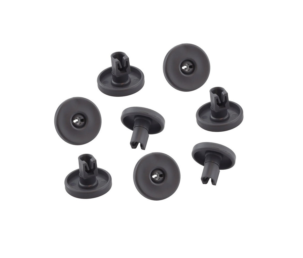 John Lewis Compatible 50286965004 Dishwasher Lower Basket Wheel Kit (8 Pack) 
